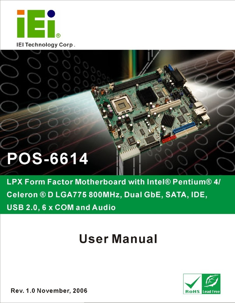 IEI Technology POS-6614 user manual