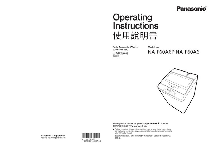 Panasonic NA-F60A6P User manual Panasonic NA-F60A6P User manual