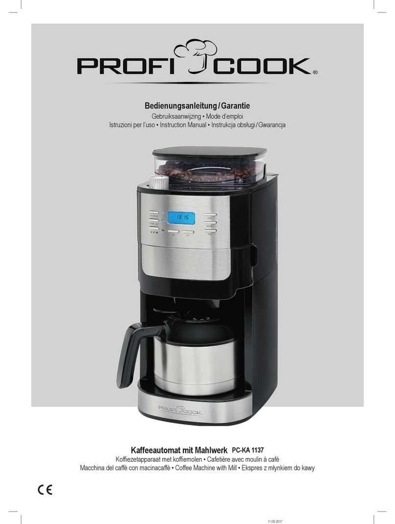 Proficook PC-KA 1137 User manual