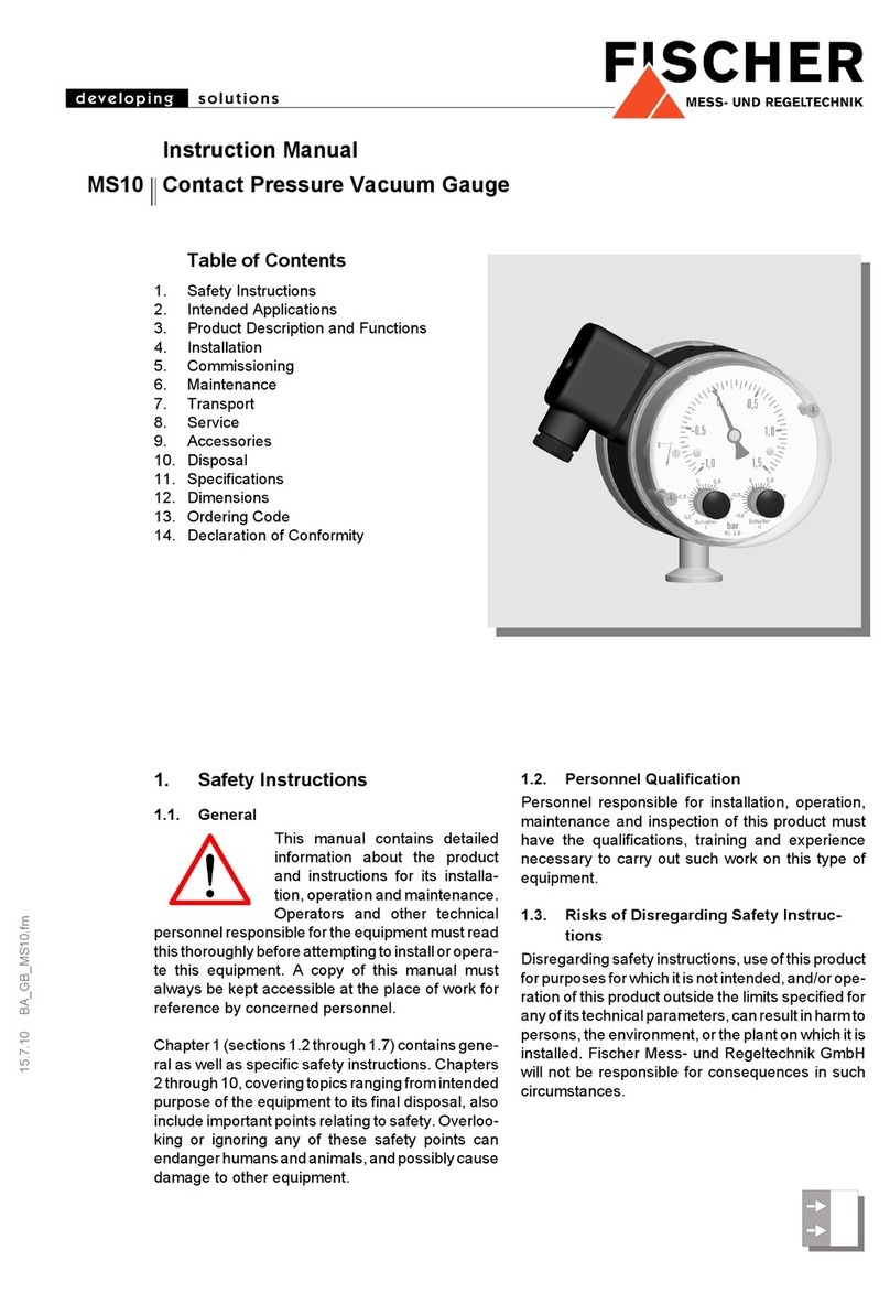 FISCHER MS10 User manual