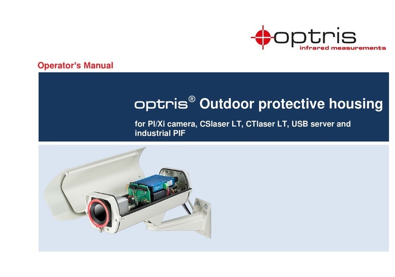 optris Outdoor protective housing Operator's manual