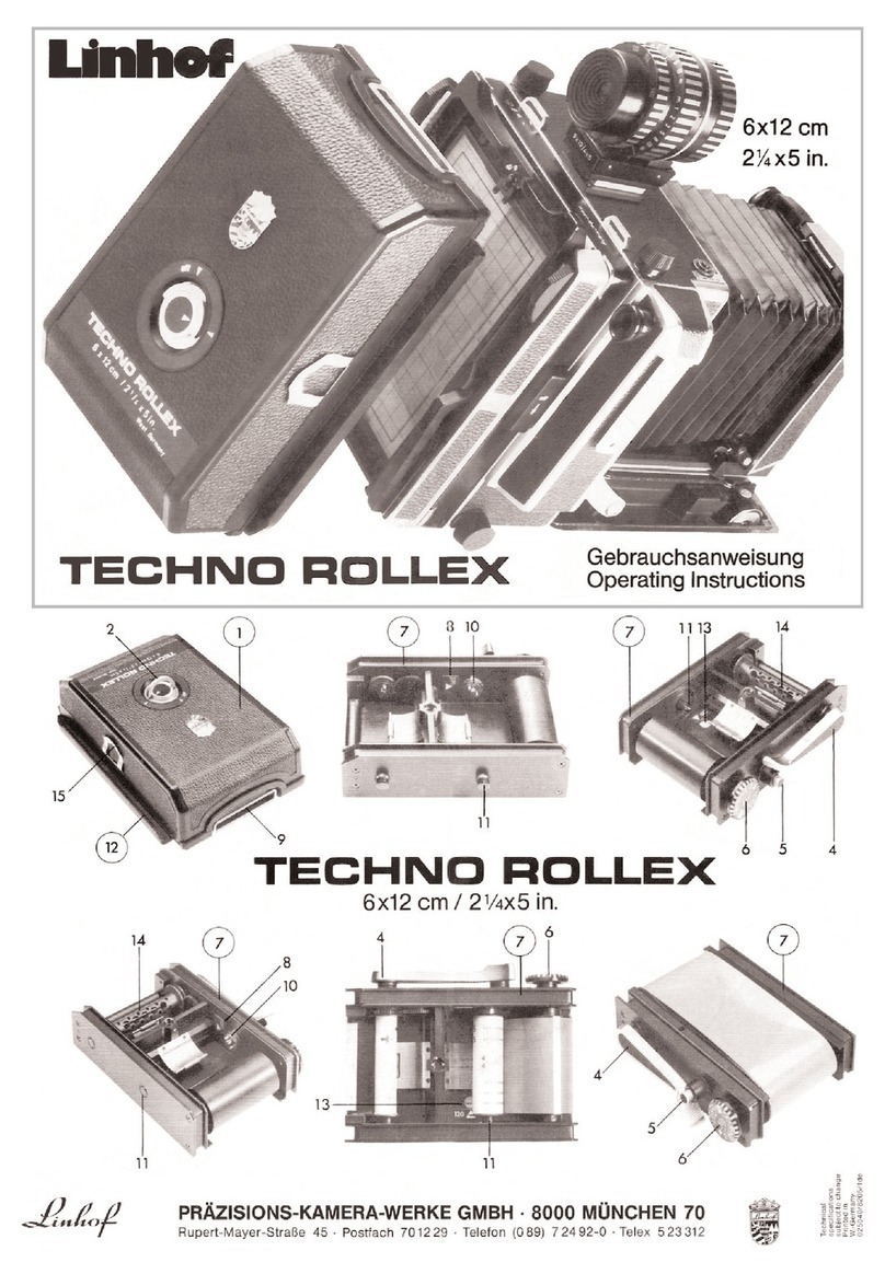 LINHOF TECHNO ROLLEX operating instructions