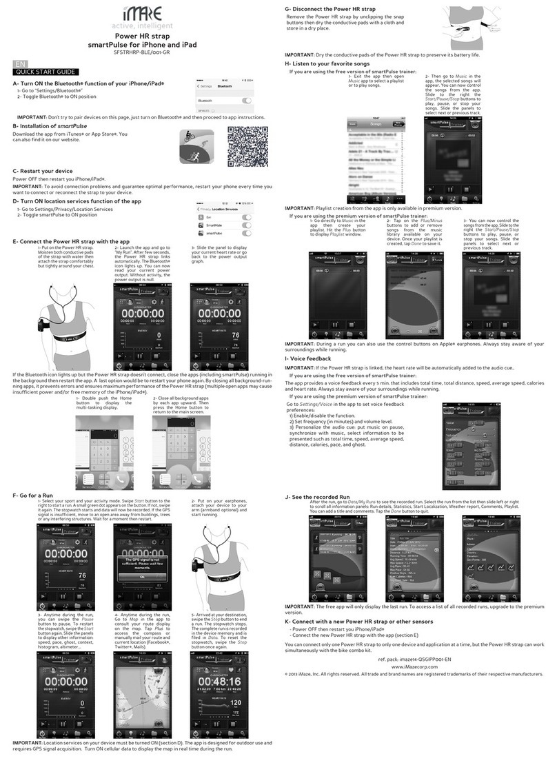 iMaze Power HR quick start guide