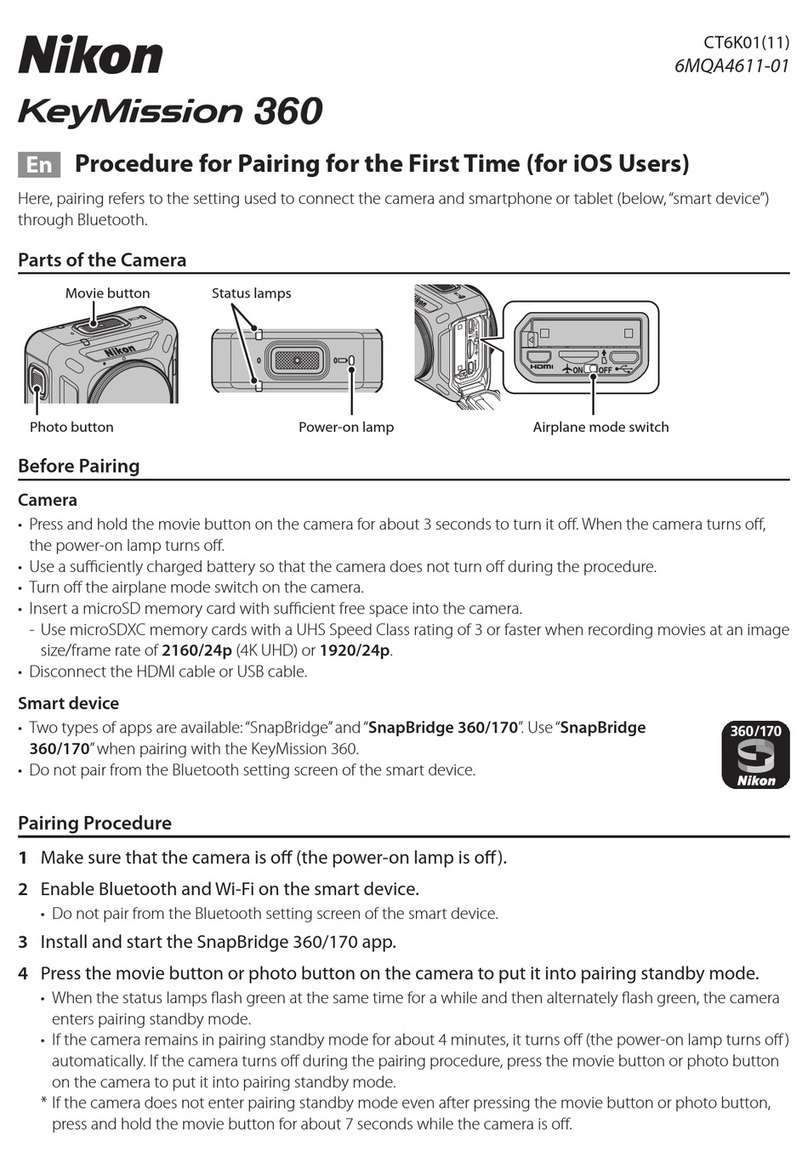 Nikon Key Mission 360 User manual Nikon Key Mission 360 User manual