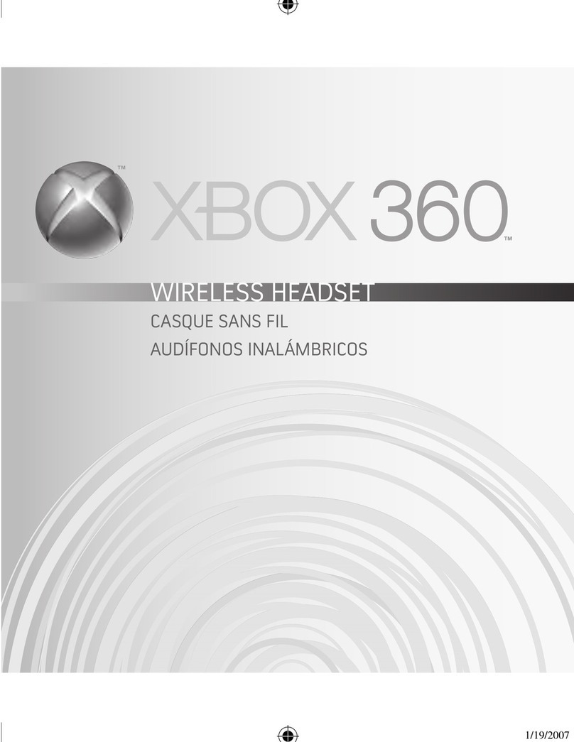 Microsoft Xbox 360 User manual