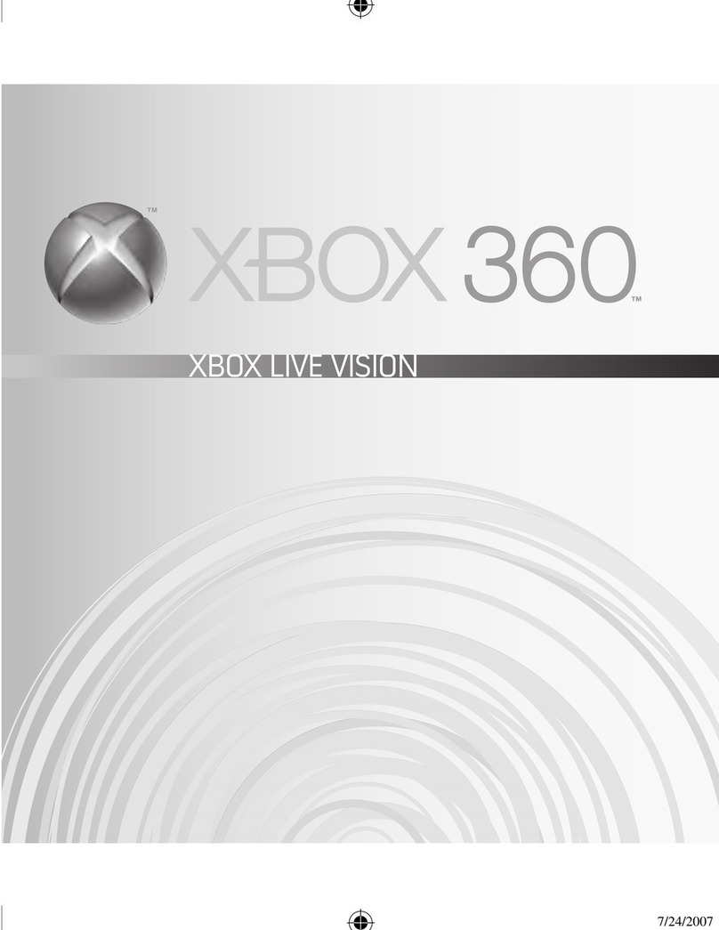 Microsoft XBOX 360 Live Vision manual