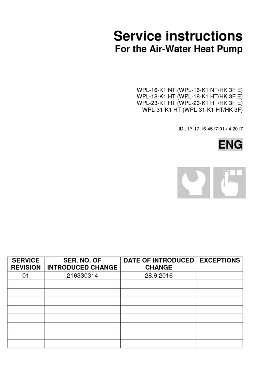 Kronoterm WPL-16-K1 NT Operating instructions Kronoterm WPL-16-K1 NT Operating instructions