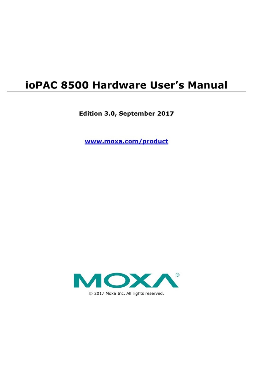 Moxa Technologies ioPAC 8500 series Instructions for use