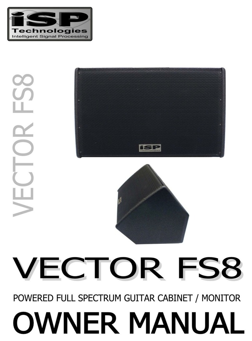 iSP VECTOR FS8 owner's manual