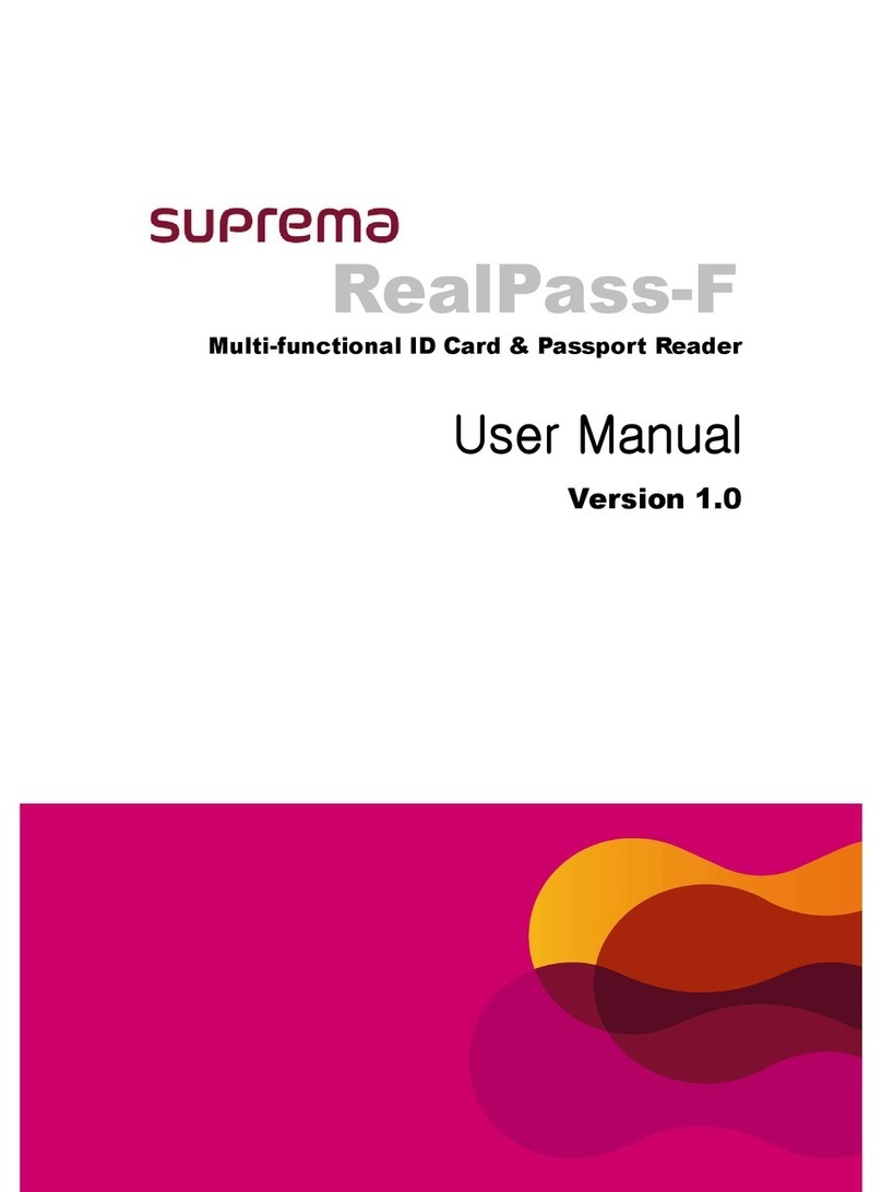 suprema RealPass-F user manual