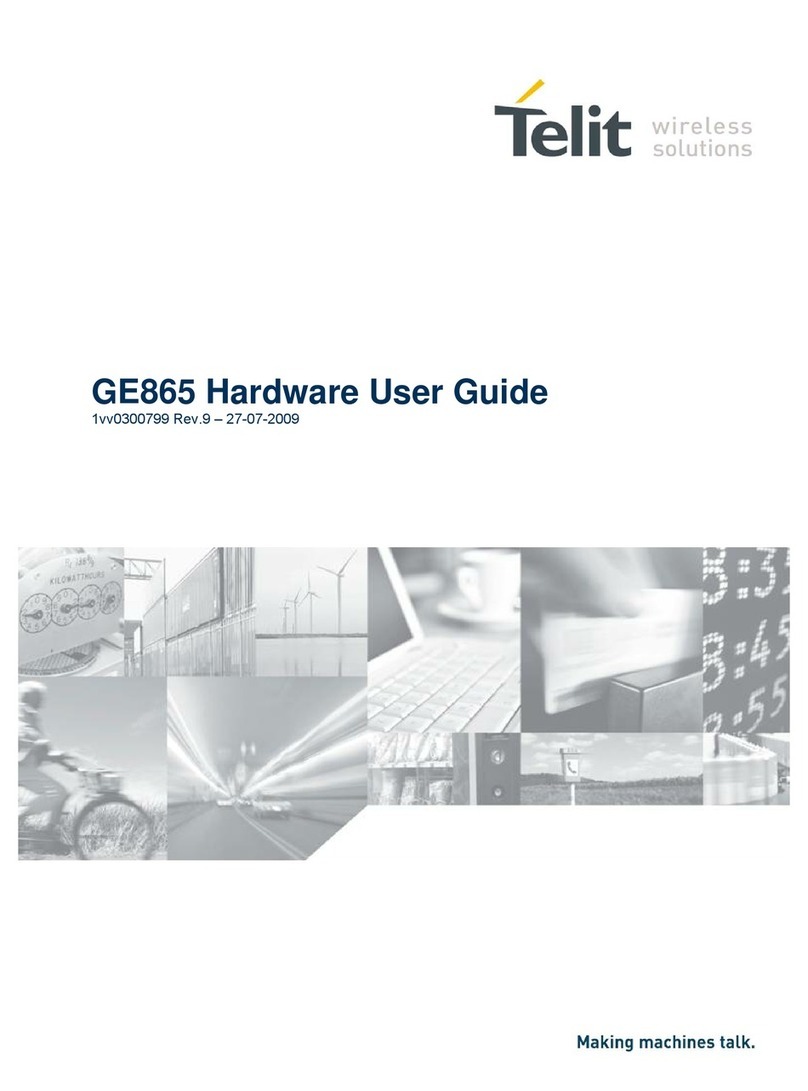 Telit Wireless Solutions GE864-QUAD/PY user guide
