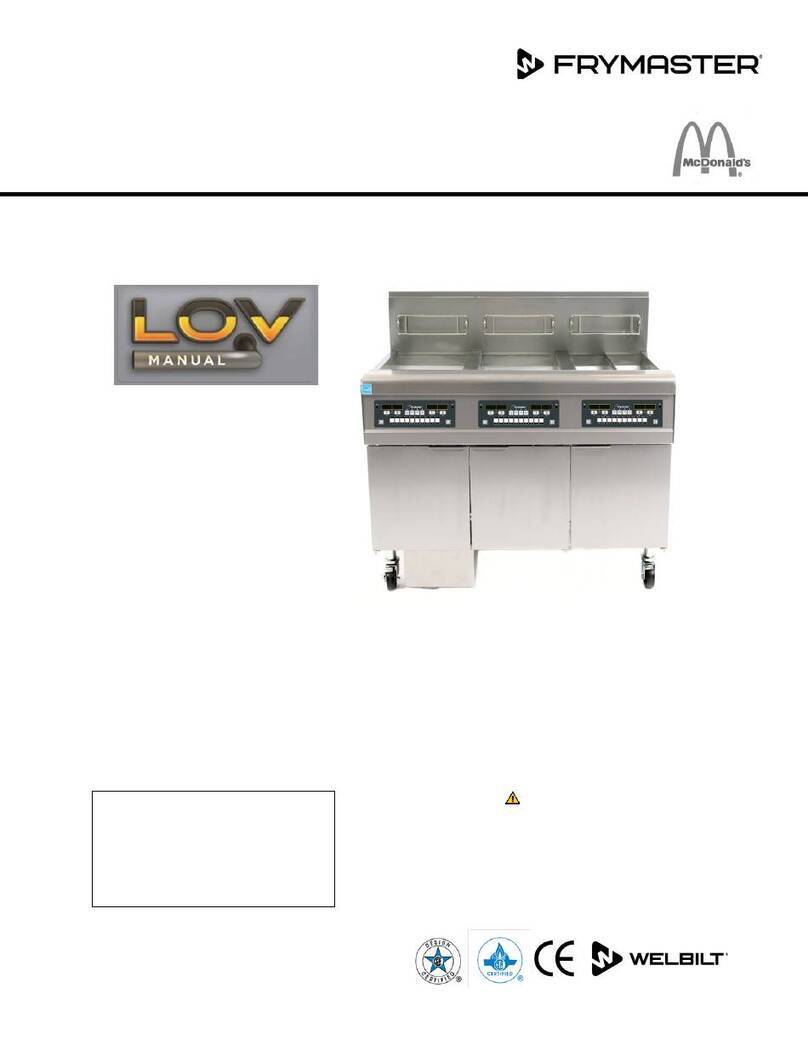 Frymaster LOV BIGL30 Series User manual