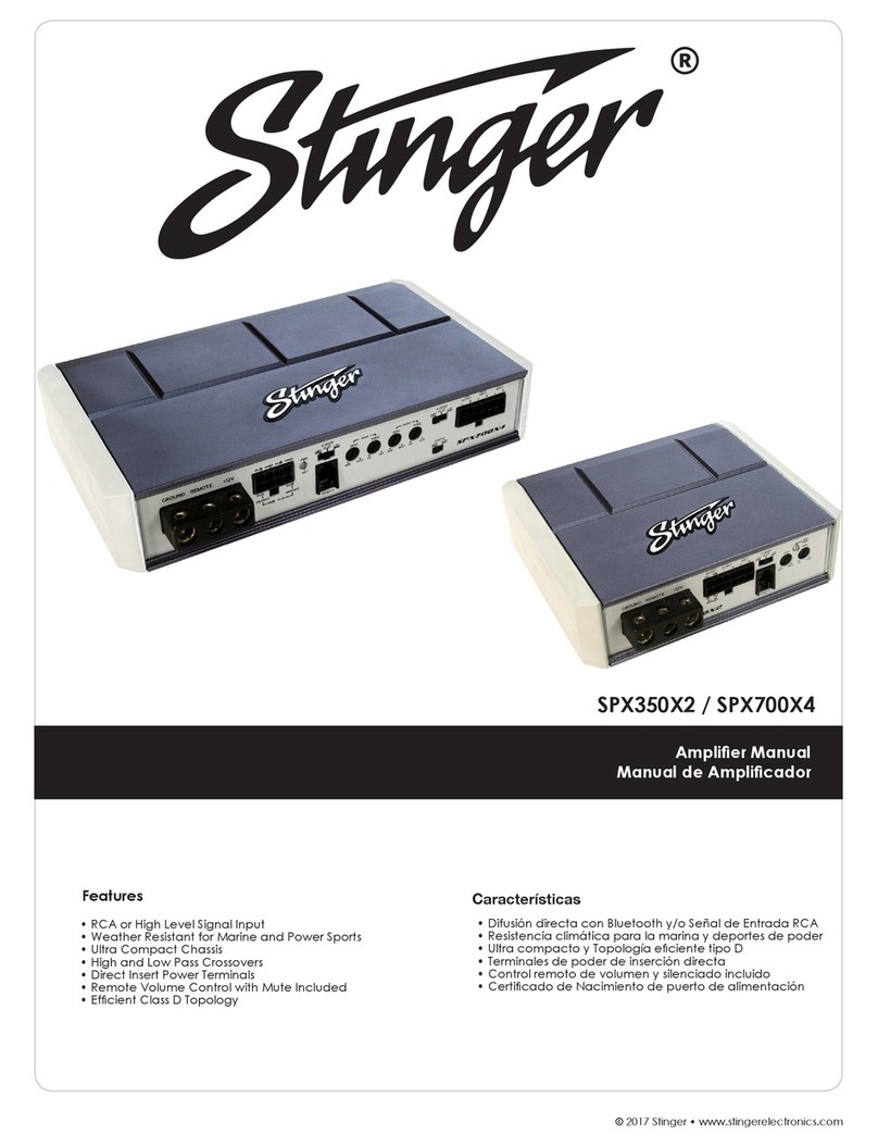 Stinger SPX350X2 owner's manual