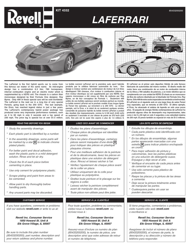 REVELL LaFerrari User manual