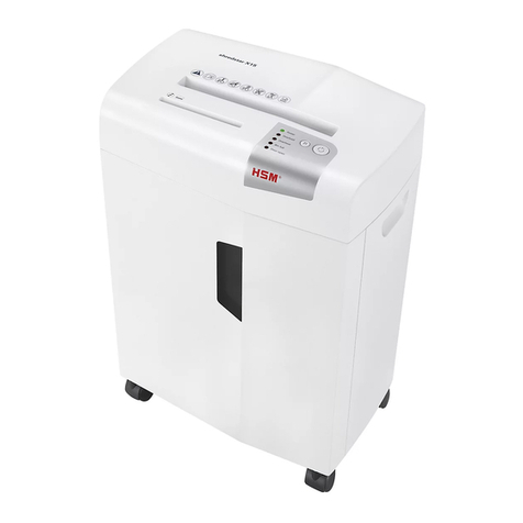 HSM shredstar X13 User manual HSM shredstar X13 User manual
