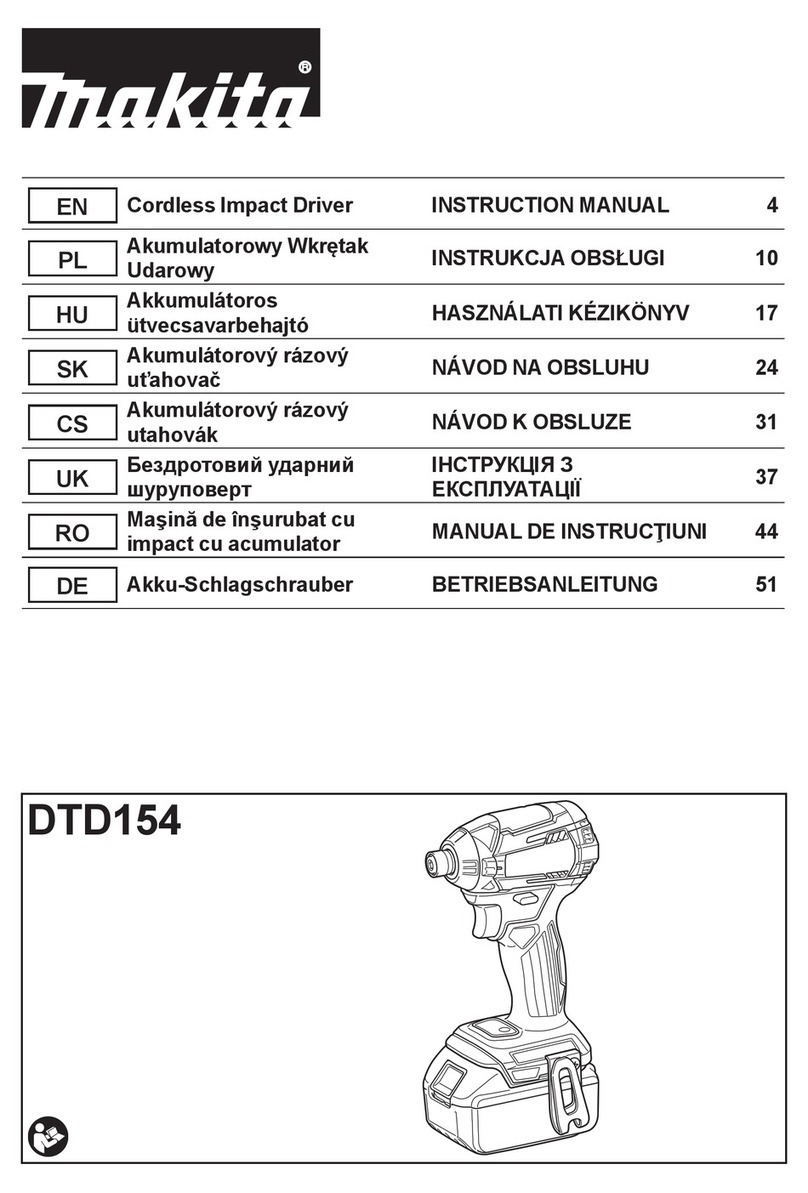 Makita DTD154 User manual