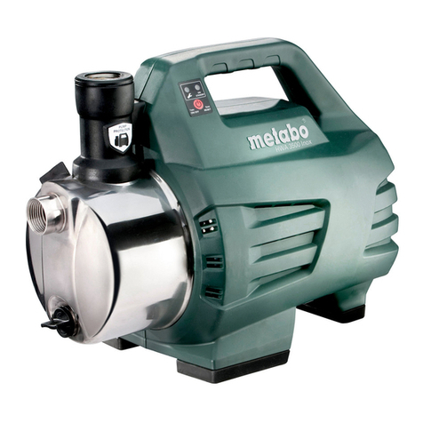 Metabo P 6000 Inox Original instructions