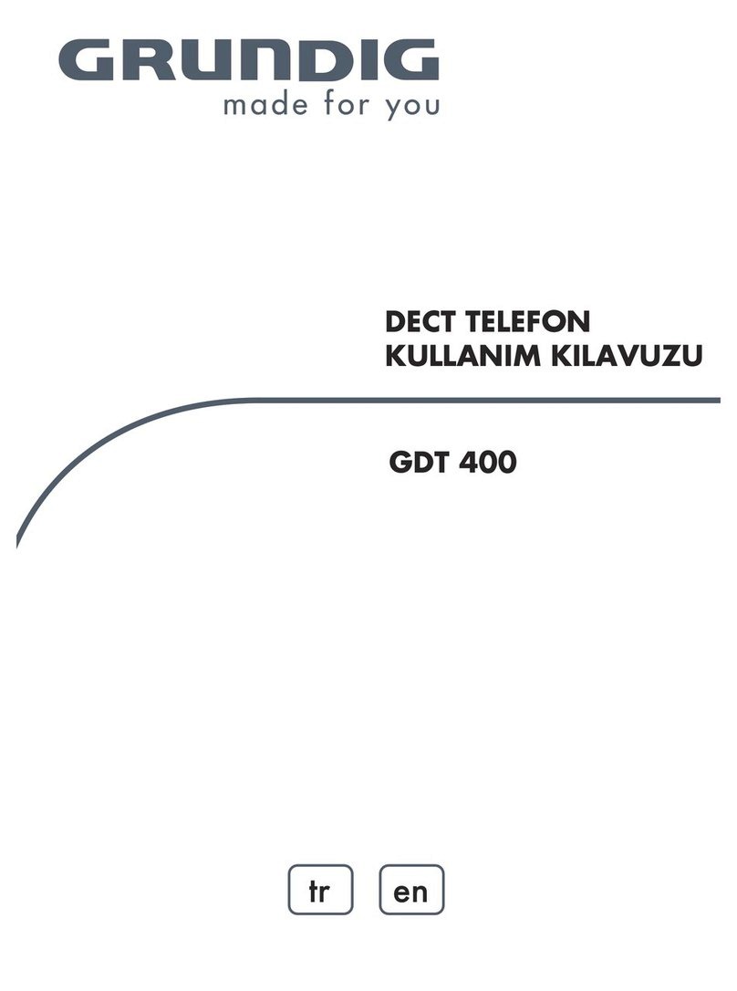 Grundig GDT 400 user manual
