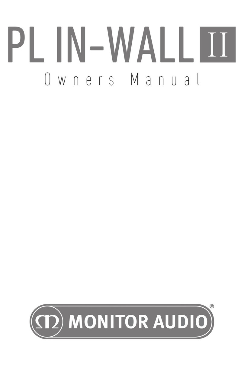 Monitor Audio Platinum In-Wall II User manual