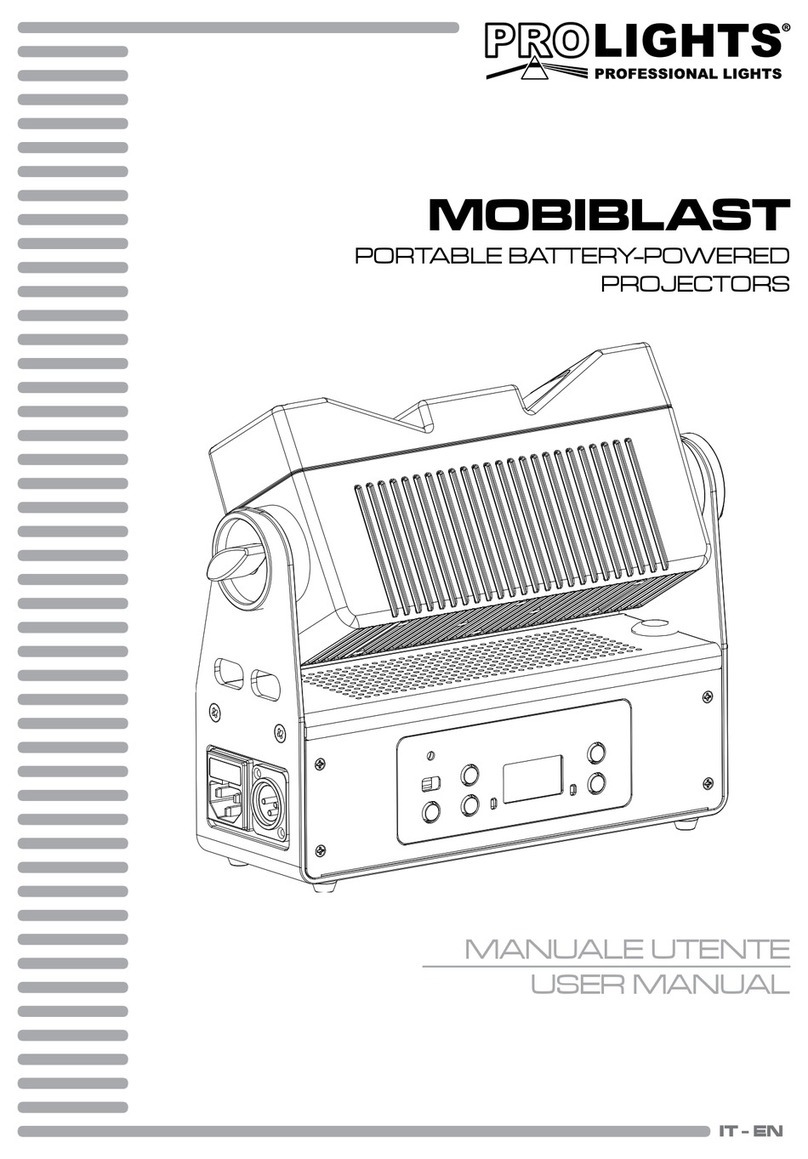 ProLights Mobiblast User manual