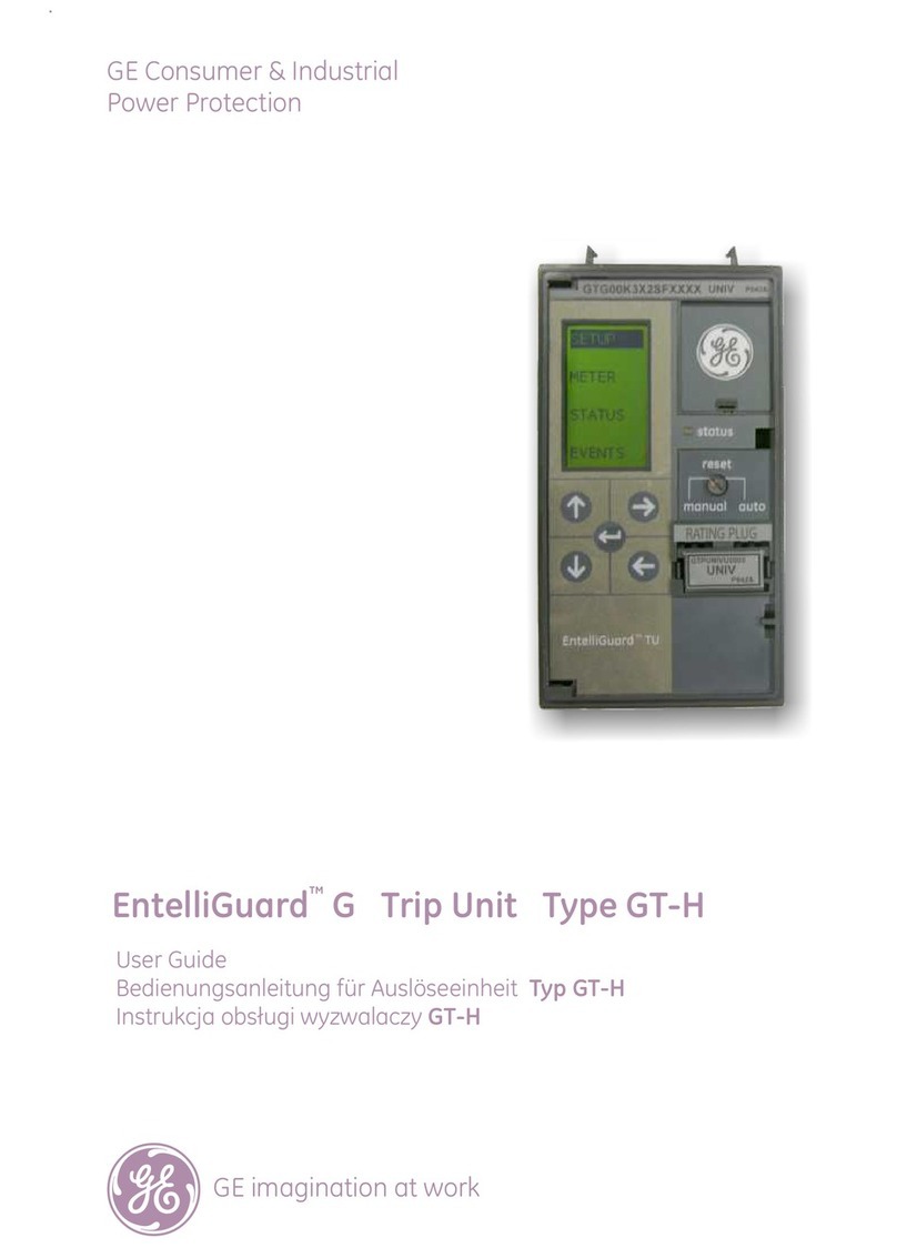 GE EntelliGuard GT-H User manual