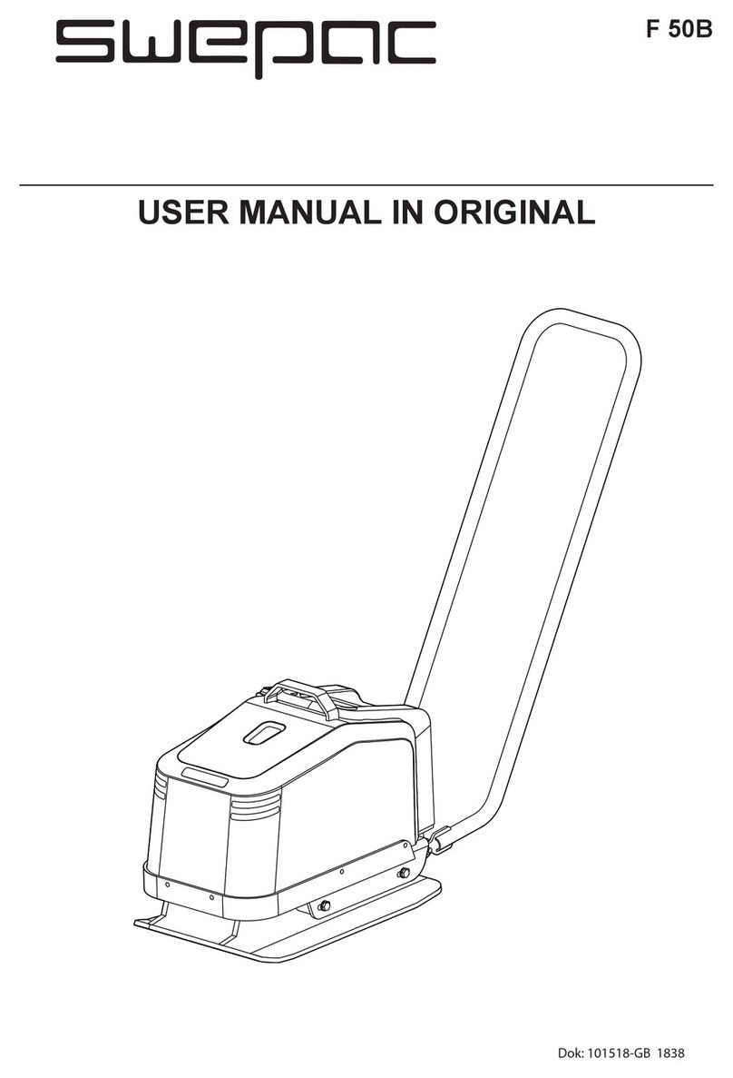 swepac F 50B USER MANUAL IN ORIGINAL