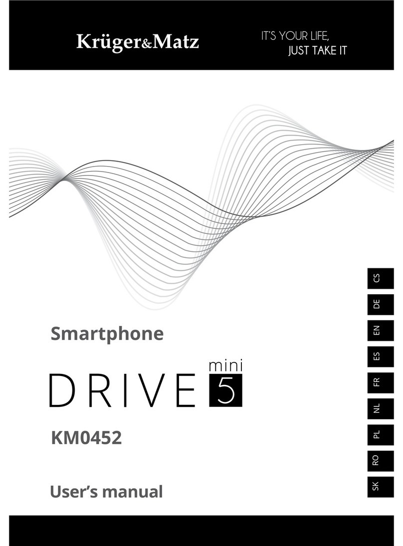 Kruger&Matz Drive 5 mini User manual Kruger&Matz Drive 5 mini User manual
