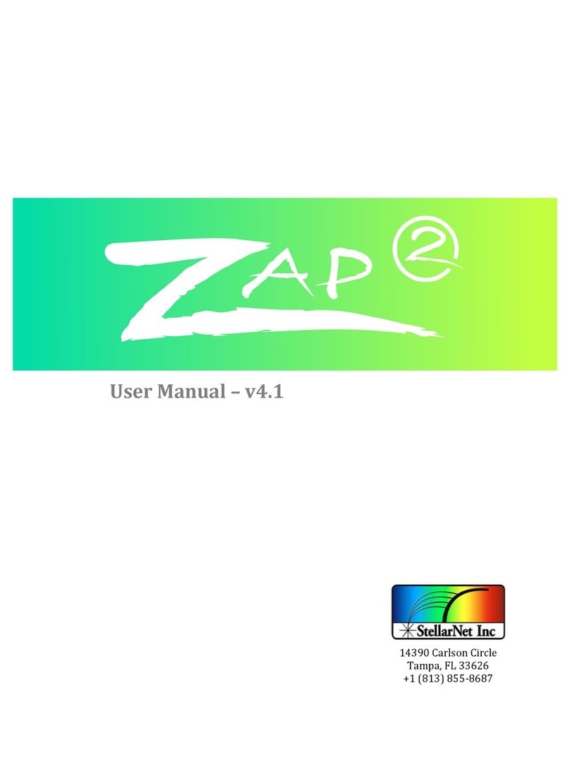 StellarNet zAP2 user manual StellarNet zAP2 user manual