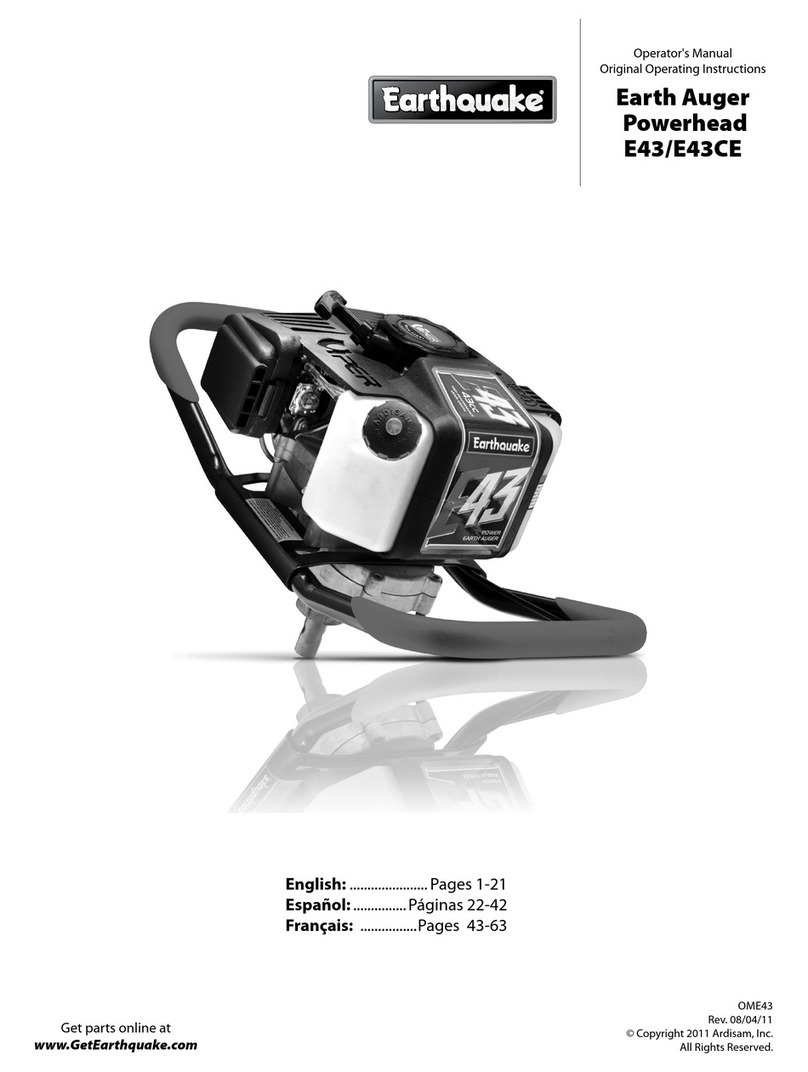 Ardisam Earthquake E43 Operator's manual