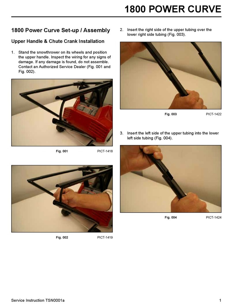 Toro 1800 Power Curve User manual