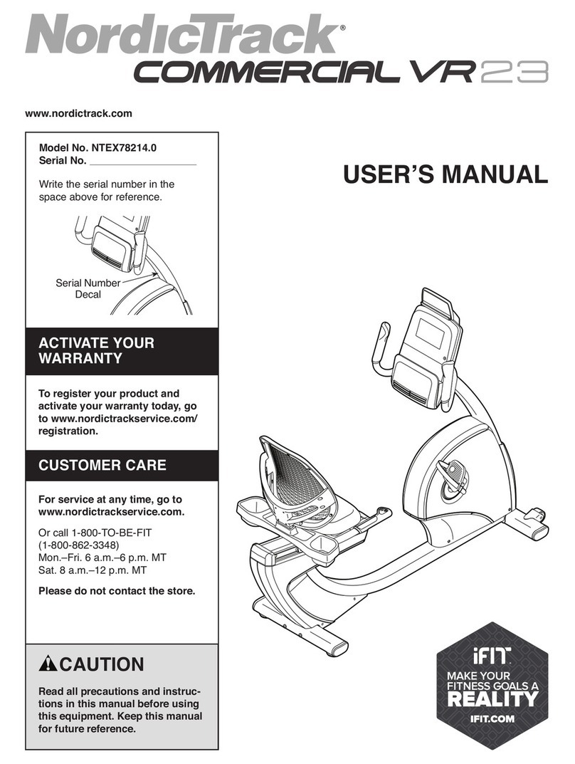 NordicTrack NTEX78214.0 user manual
