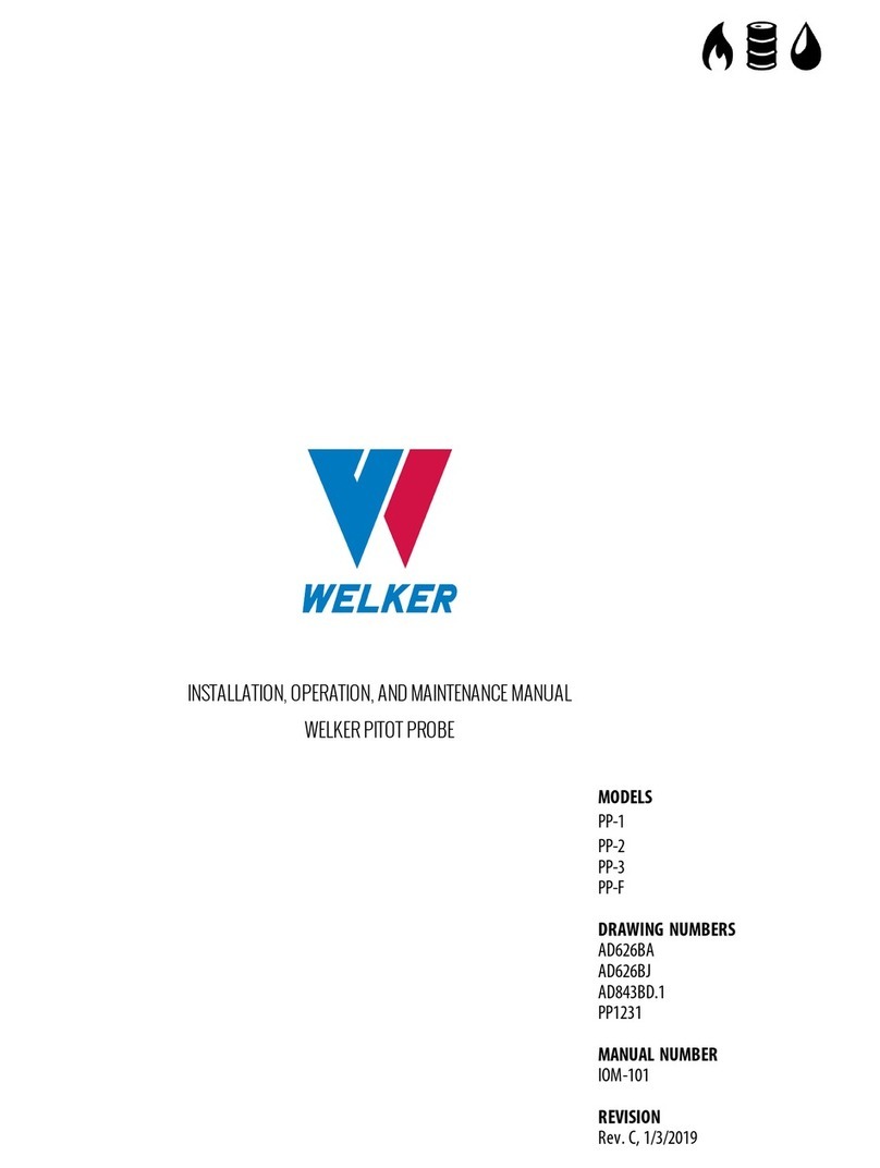 Welker PP-1 Installation and operating instructions
