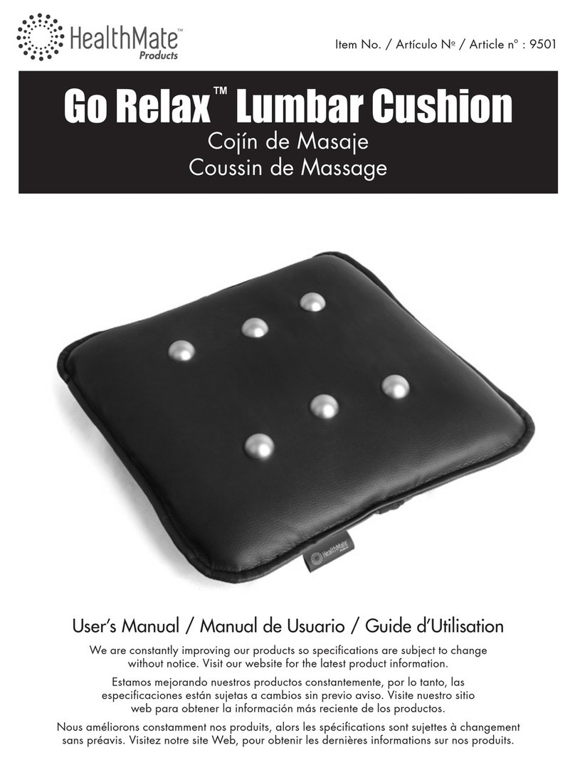 Health Mate Go Relax User manual
