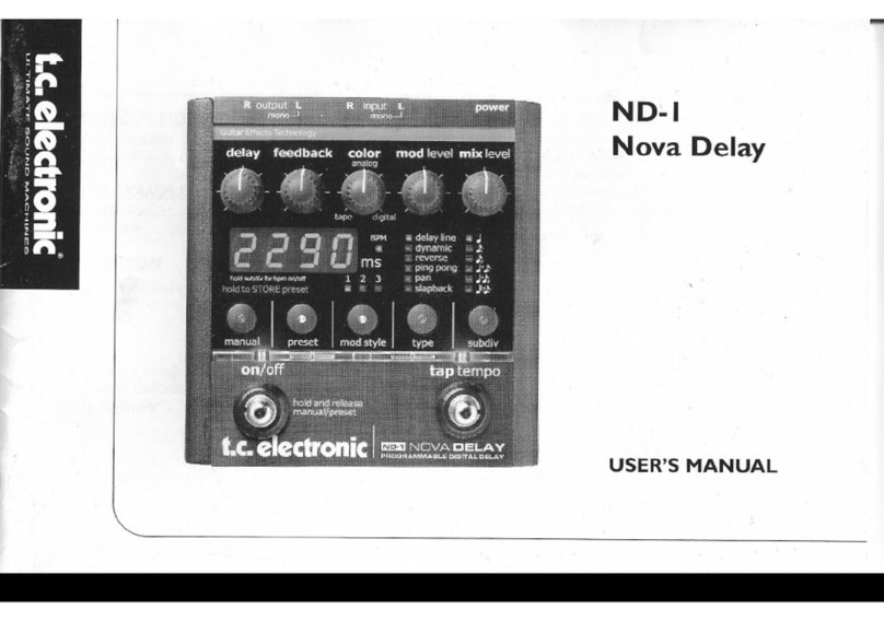 TC Electronic ND-I User manual