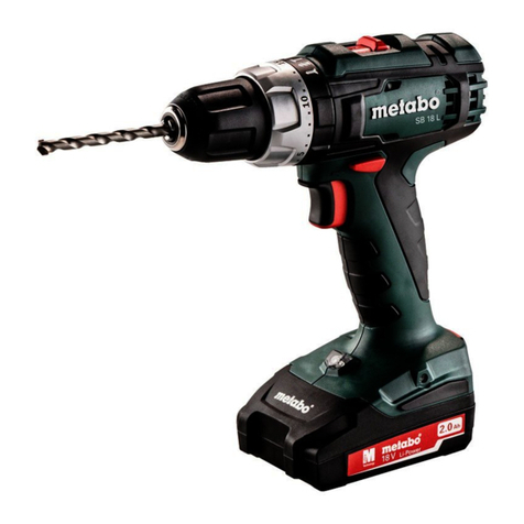 Metabo BS 18 L operating instructions