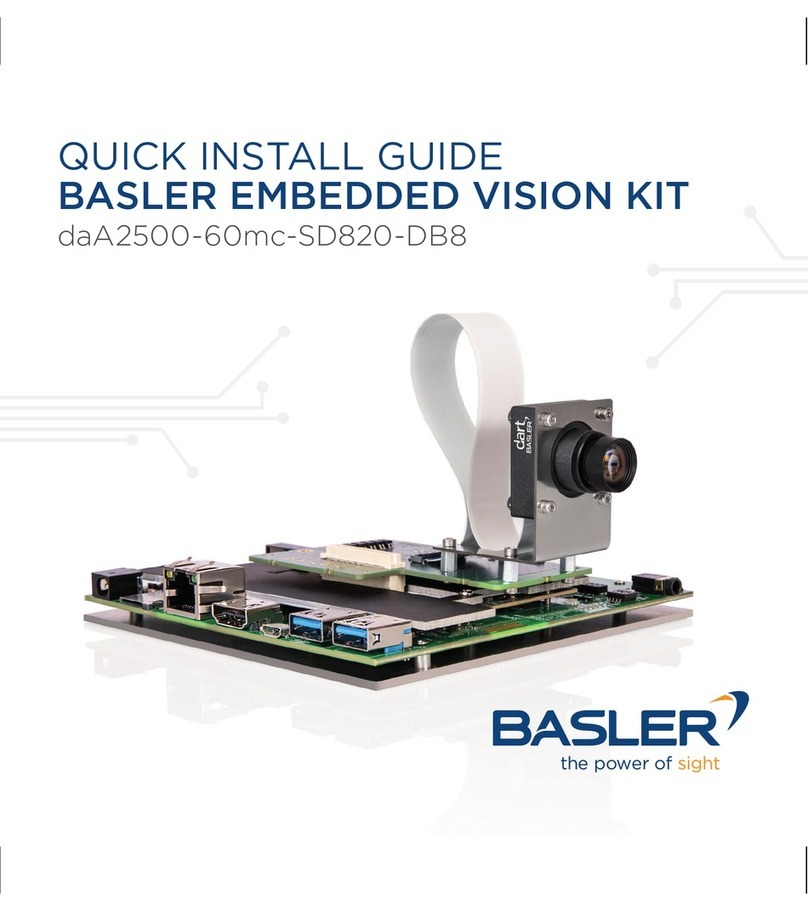 Basler daA2500-60mc-SD820-DB8 Quick install guide