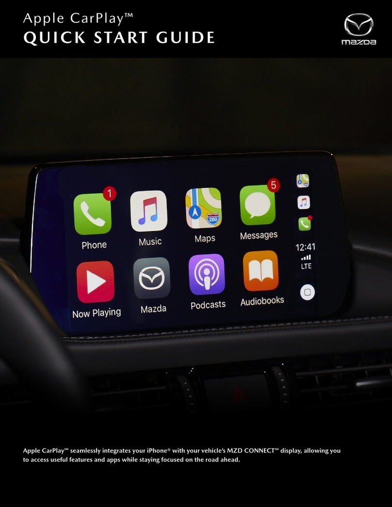 Mazda Apple CarPlay quick start guide