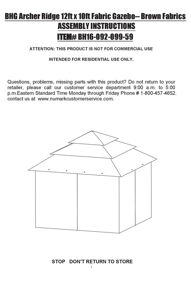 BHG Archer Ridge Assembly instructions