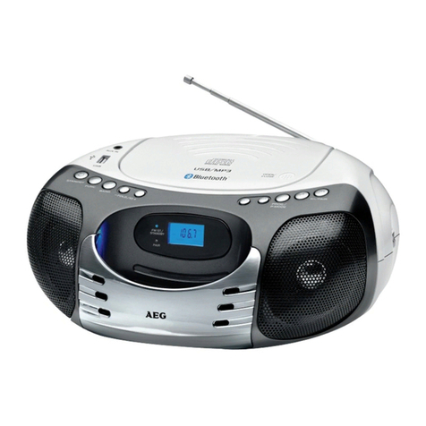 AEG SR 4356 BT User manual