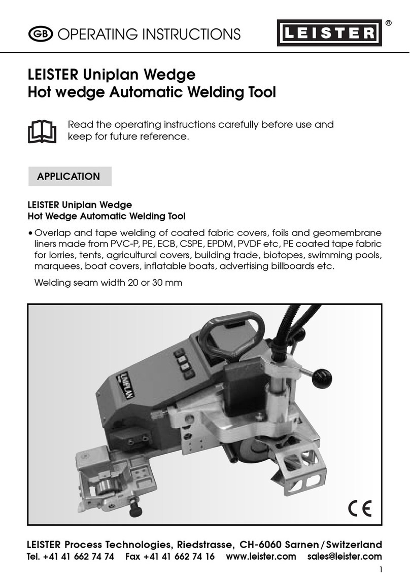 Leister Uniplan Wedge User manual