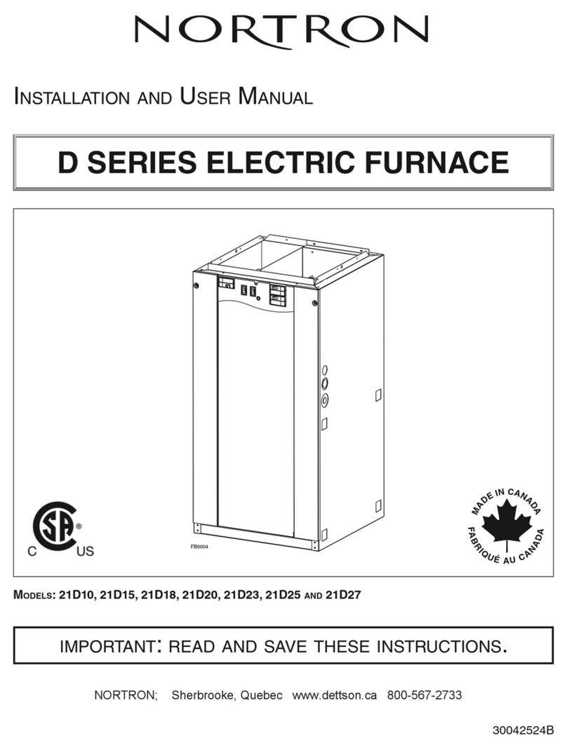 Nortron D SERIES Installation and user manual