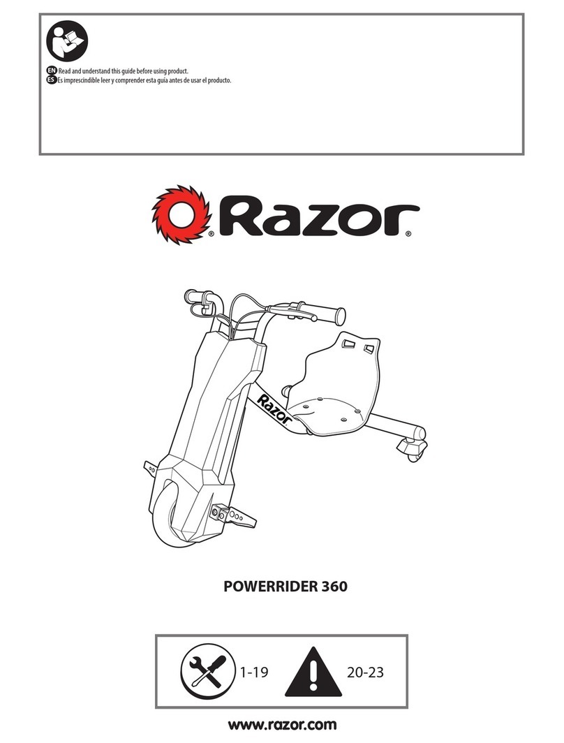 Razor PowerRider 360 User manual