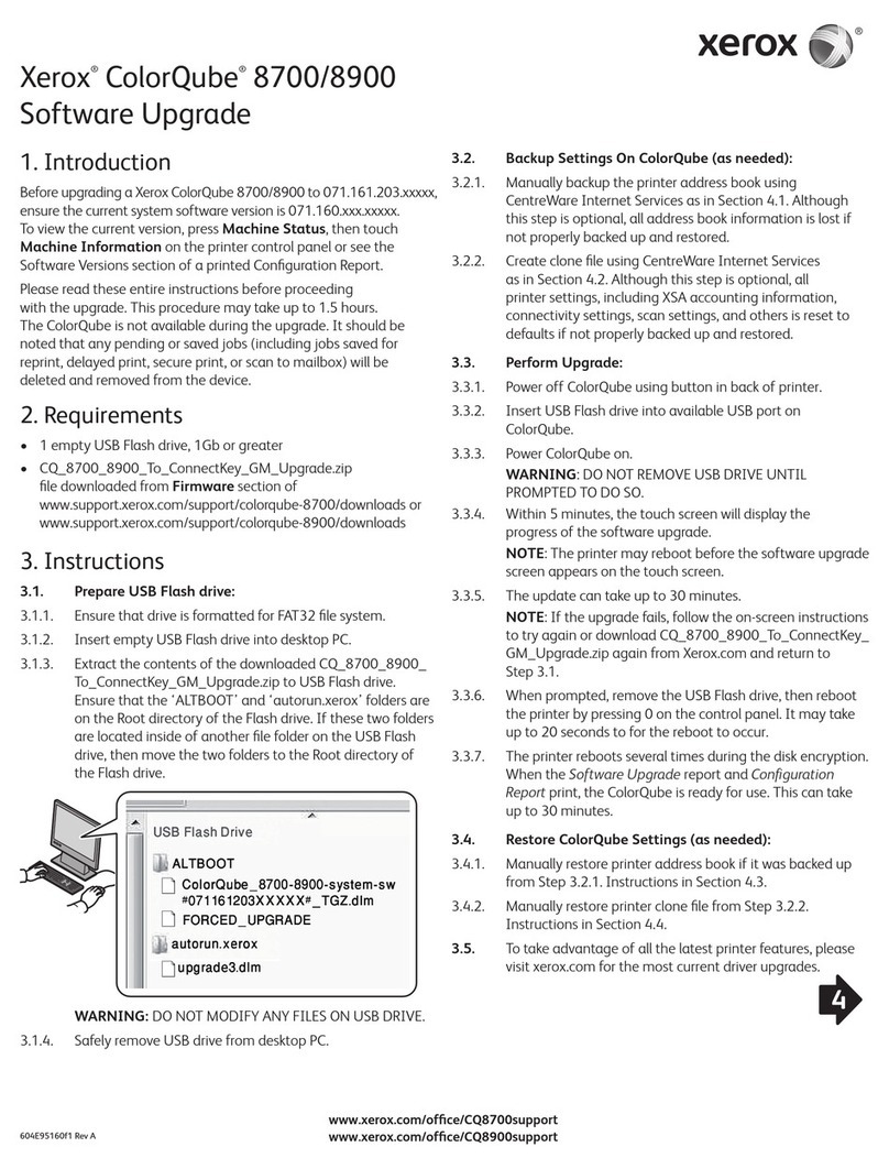 Xerox ColorQube 8700 Quick start guide