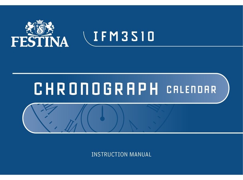 Festina IFM3510 instruction manual