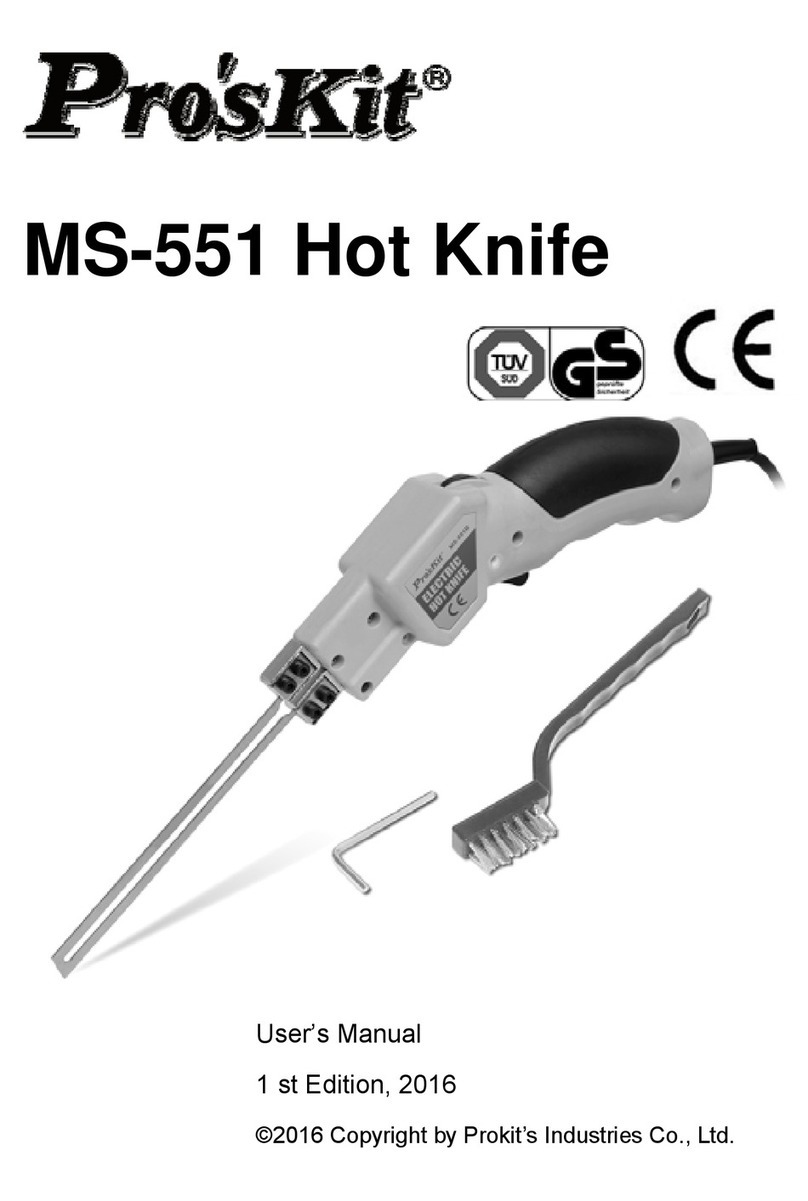 Pro's Kit MS-551 user manual