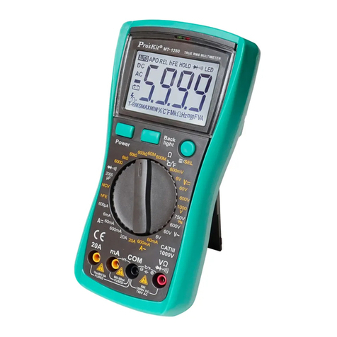 Pro's Kit MT-1280 user manual