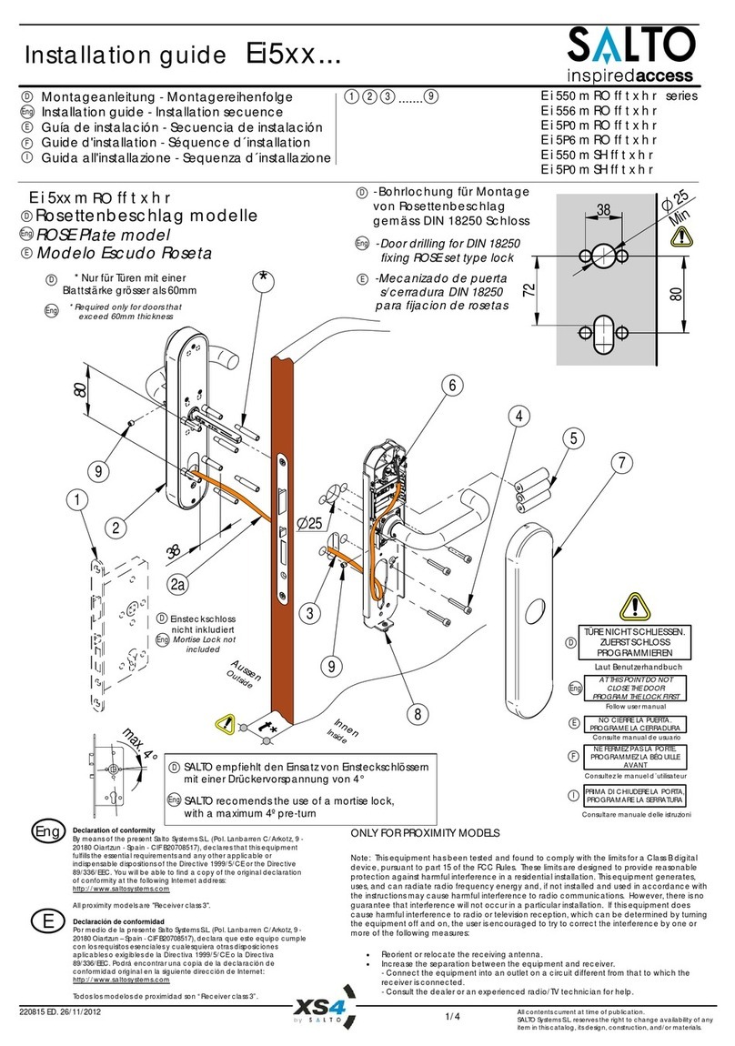 Salto Ei5 series User manual