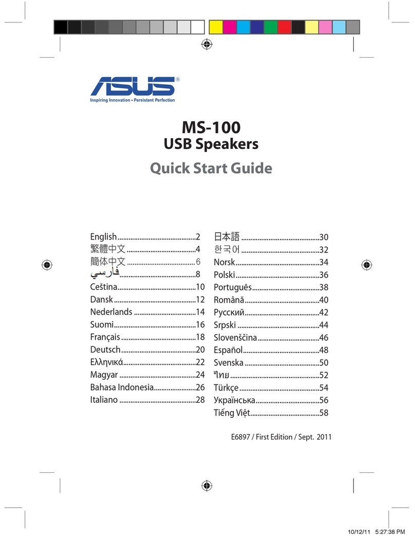 Asus MS-100 User manual
