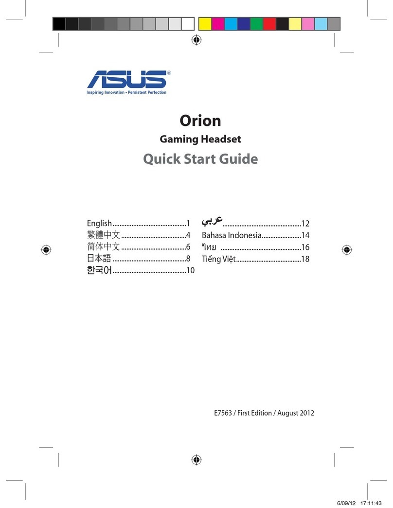 Asus Orion User manual