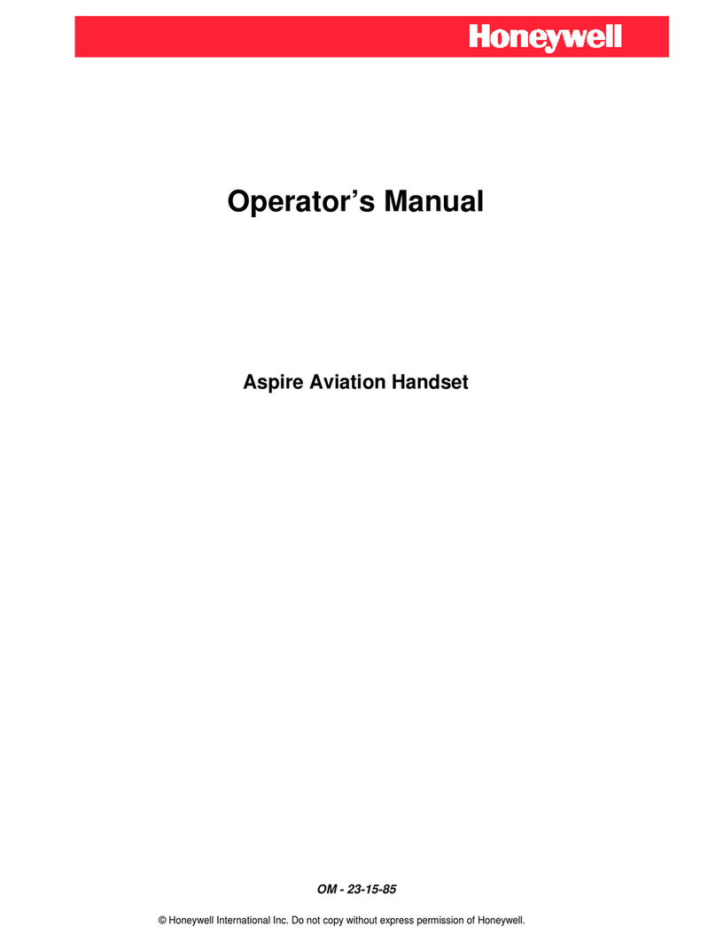 Honeywell Aspire User manual